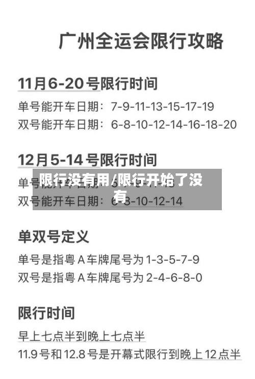 限行没有用/限行开始了没有-第3张图片