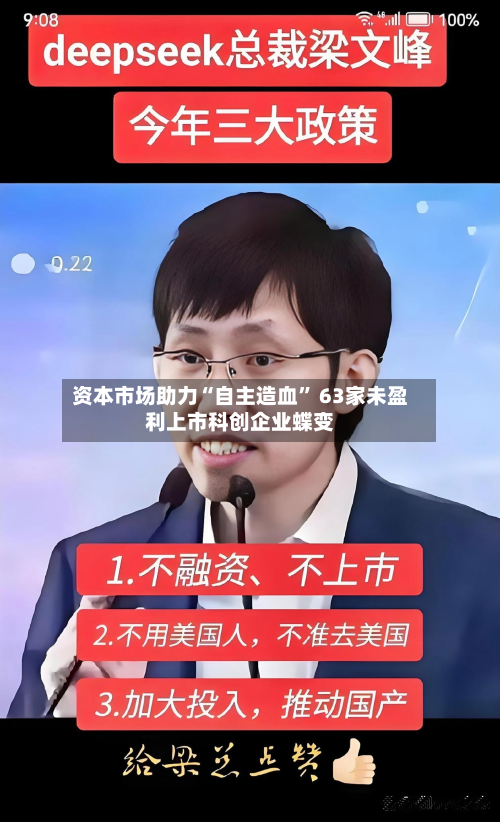 资本市场助力“自主造血” 63家未盈利上市科创企业蝶变-第3张图片