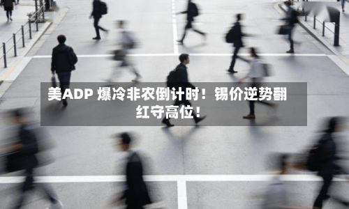 美ADP 爆冷非农倒计时！锡价逆势翻红守高位！-第1张图片