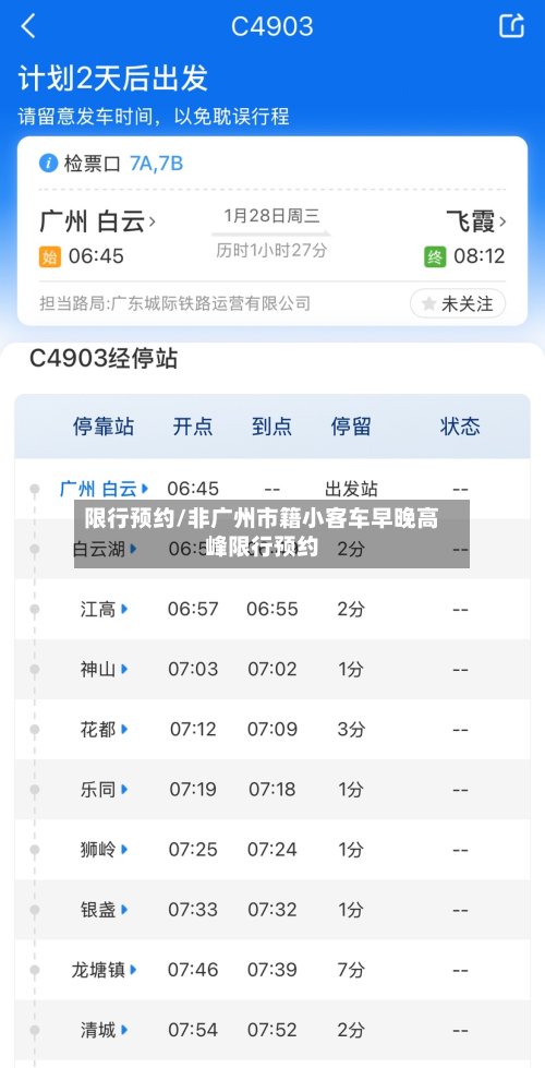 限行预约/非广州市籍小客车早晚高峰限行预约-第2张图片