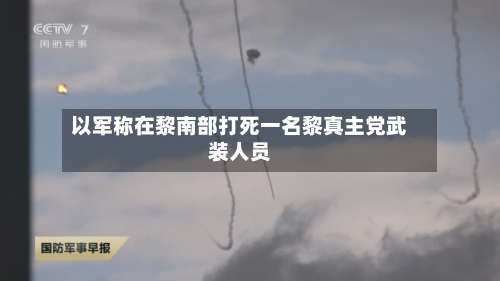 以军称在黎南部打死一名黎 *** 党武装人员