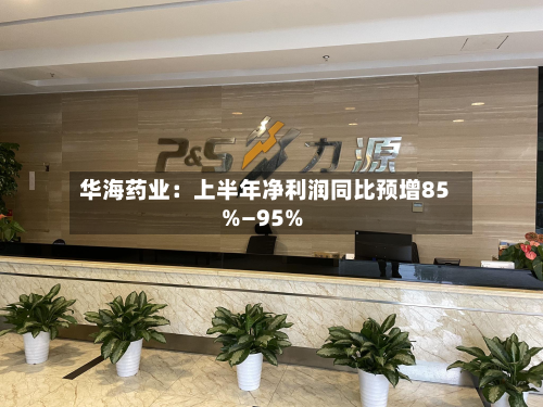 华海药业：上半年净利润同比预增85%—95%