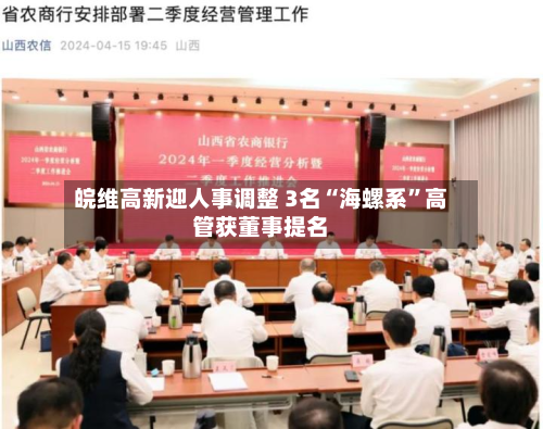 皖维高新迎人事调整 3名“海螺系”高管获董事提名-第2张图片