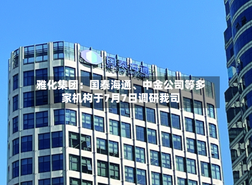 雅化集团：国泰海通	、中金公司等多家机构于7月7日调研我司-第3张图片