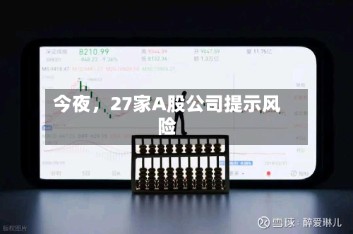 今夜，27家A股公司提示风险-第2张图片