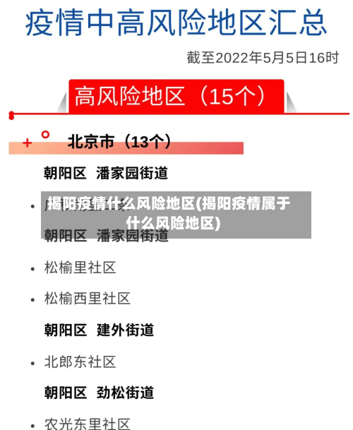 揭阳疫情什么风险地区(揭阳疫情属于什么风险地区)-第1张图片