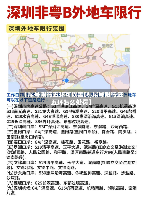 【尾号限行五环可以走吗,尾号限行进五环怎么处罚】-第1张图片