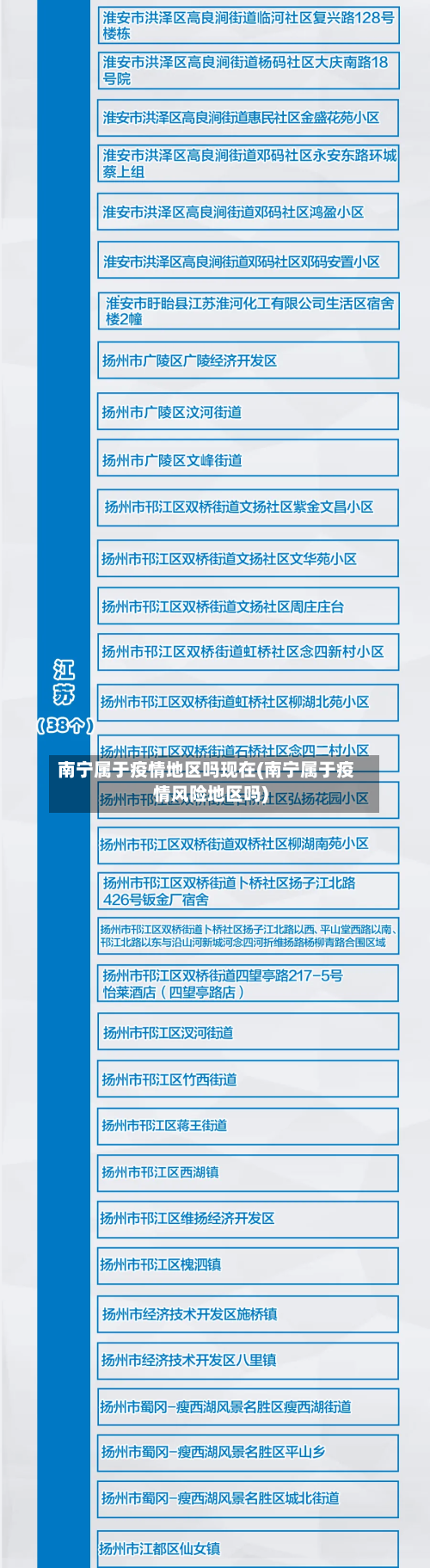 南宁属于疫情地区吗现在(南宁属于疫情风险地区吗)-第1张图片