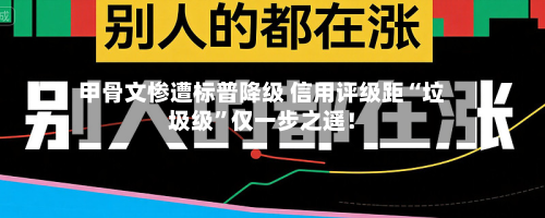 甲骨文惨遭标普降级 信用评级距“垃圾级	”仅一步之遥！-第2张图片