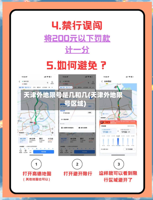 天津外地限号是几和几(天津外地限号区域)
