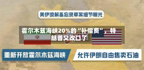 霍尔木兹海峡20%的“补偿费”，特朗普又改口了-第3张图片