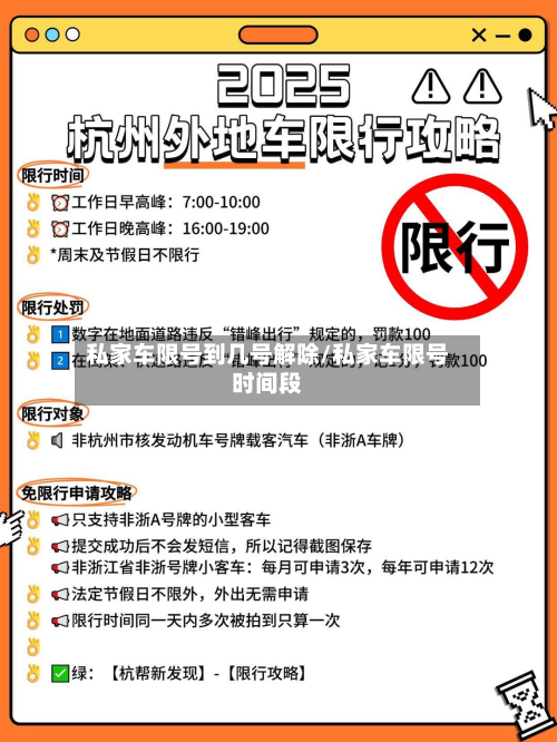 私家车限号到几号解除/私家车限号时间段-第1张图片