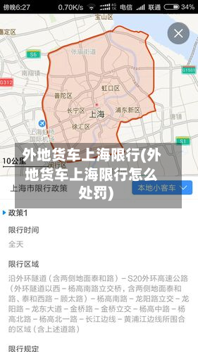 外地货车上海限行(外地货车上海限行怎么处罚)-第1张图片
