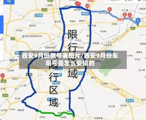 西安9月份限号表图片/西安9月份车限号是怎么安排的-第1张图片