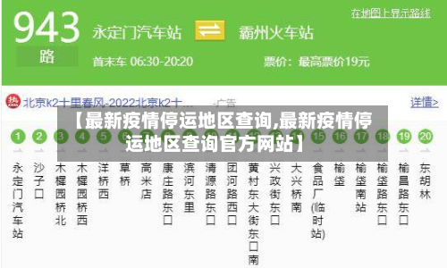 【最新疫情停运地区查询,最新疫情停运地区查询官方网站】-第1张图片
