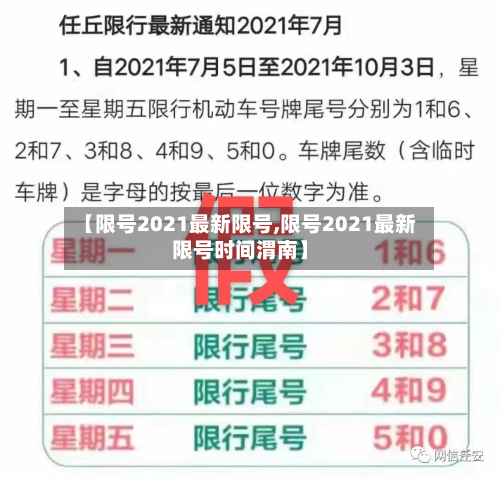 【限号2021最新限号,限号2021最新限号时间渭南】-第1张图片