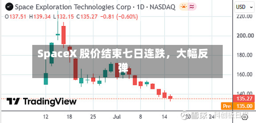 SpaceX 股价结束七日连跌，大幅反弹-第3张图片