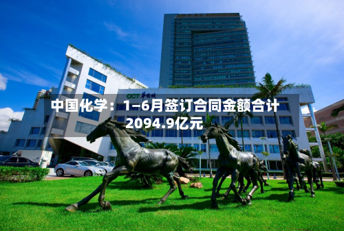 中国化学:1—6月签订合同金额合计2094.9亿元-第1张图片