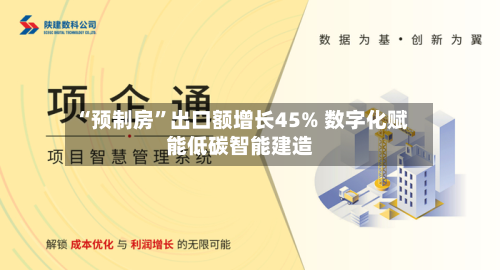 “预制房”出口额增长45% 数字化赋能低碳智能建造-第2张图片