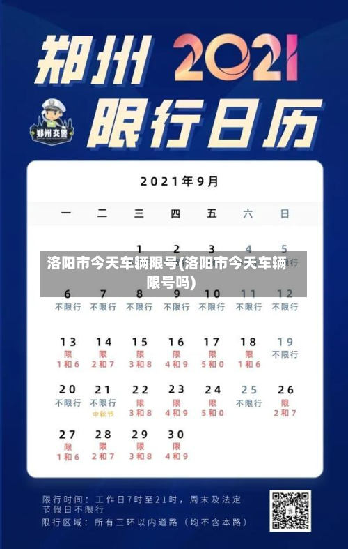 洛阳市今天车辆限号(洛阳市今天车辆限号吗)