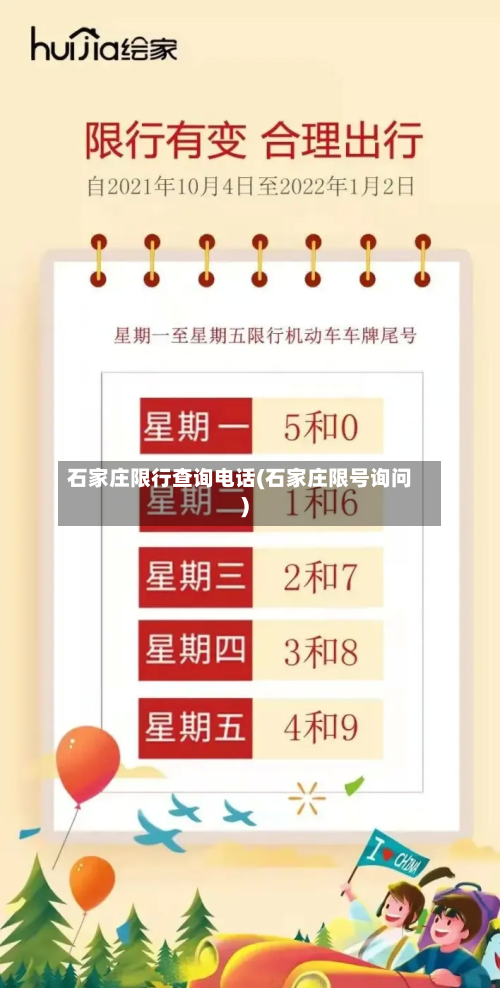石家庄限行查询 *** (石家庄限号询问)