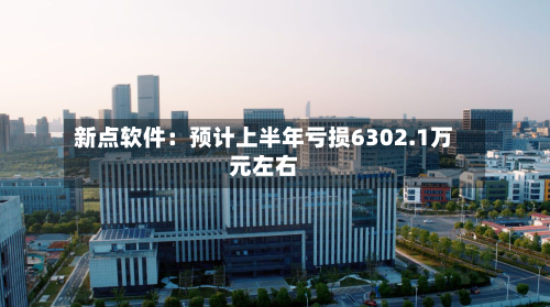 新点软件：预计上半年亏损6302.1万元左右