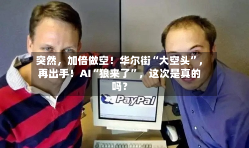 突然，加倍做空！华尔街“大空头”	，再出手！AI“狼来了	”，这次是真的吗？-第2张图片