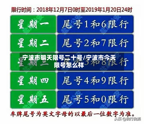 宁波市明天限号二十号/宁波市今天限号怎么样-第1张图片