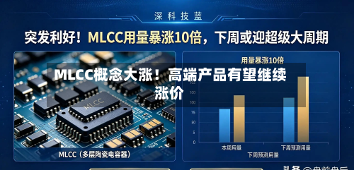 MLCC概念大涨!高端产品有望继续涨价-第1张图片