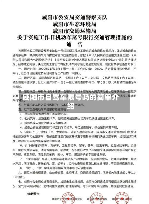 咸阳市自驾车限号吗的简单介绍-第1张图片