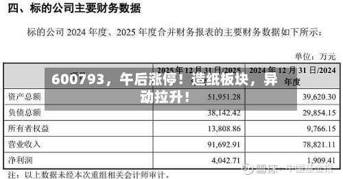 600793	，午后涨停！造纸板块，异动拉升！-第2张图片
