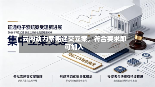 云内动力索赔递交立案，符合要求即可加入-第3张图片