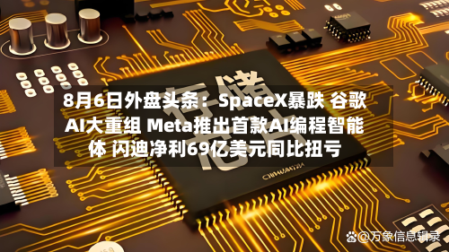8月6日外盘头条:SpaceX暴跌 谷歌AI大重组 Meta推出首款AI编程智能体 闪迪净利69亿美元同比扭亏-第2张图片