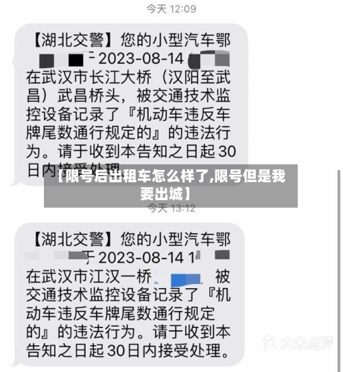 【限号后出租车怎么样了,限号但是我要出城】-第1张图片