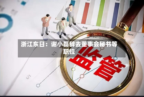 浙江东日：谢小磊辞去董事会秘书等职位