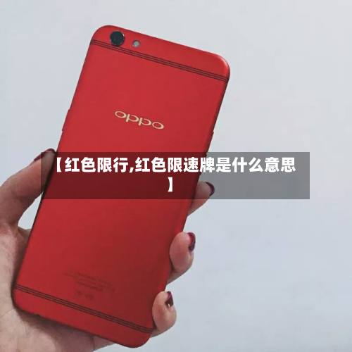 【红色限行,红色限速牌是什么意思】-第1张图片