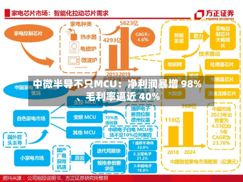 中微半导不只MCU：净利润暴增 98%	、毛利率逼近 40%-第2张图片