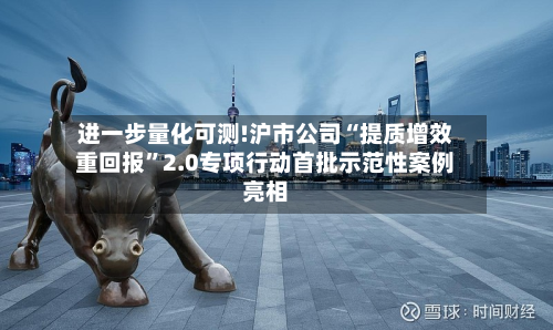 进一步量化可测!沪市公司“提质增效重回报”2.0专项行动首批示范性案例亮相-第2张图片