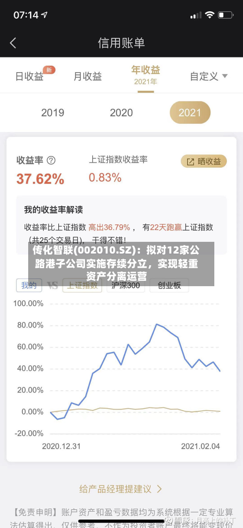 传化智联(002010.SZ)：拟对12家公路港子公司实施存续分立，实现轻重资产分离运营-第3张图片