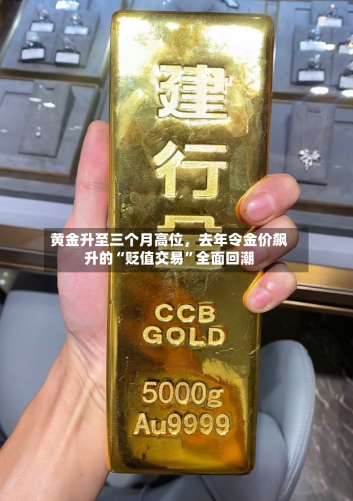 黄金升至三个月高位，去年令金价飙升的“贬值交易”全面回潮-第2张图片
