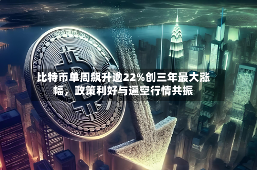 比特币单周飙升逾22%创三年最大涨幅，政策利好与逼空行情共振-第2张图片