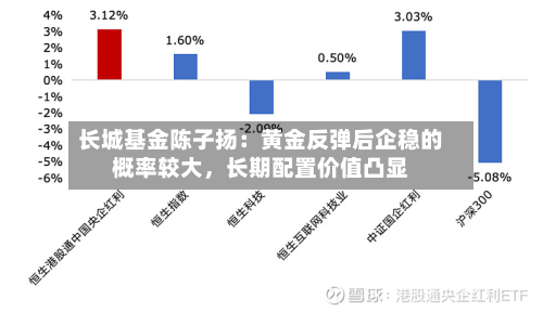 长城基金陈子扬：黄金反弹后企稳的概率较大，长期配置价值凸显-第3张图片