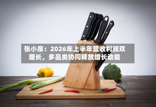 张小泉：2026年上半年营收利润双增长，多品类协同释放增长动能-第3张图片