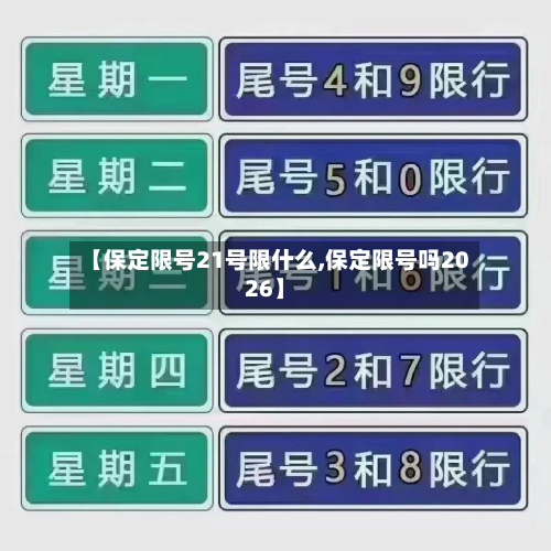 【保定限号21号限什么,保定限号吗2026】-第3张图片