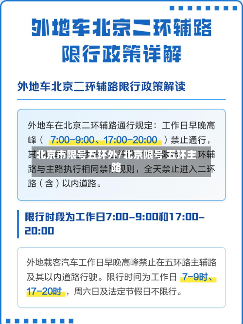 北京市限号五环外/北京限号 五环主路-第3张图片
