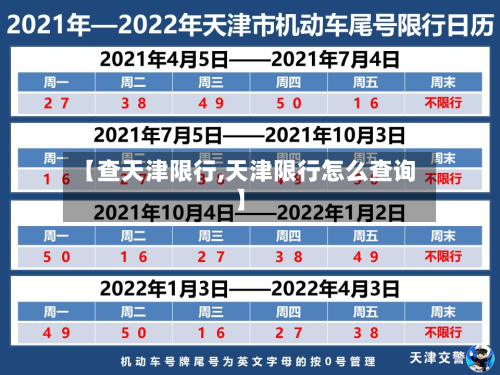 【查天津限行,天津限行怎么查询】
