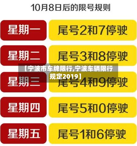 【宁波市车牌限行,宁波车辆限行规定2019】-第2张图片