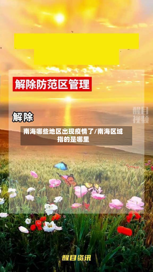 南海哪些地区出现疫情了/南海区域指的是哪里-第3张图片