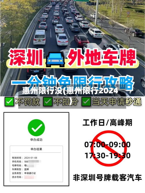 惠州限行没(惠州限行2024)
