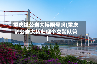 重庆饿公岩大桥限号吗(重庆鹅公岩大桥归哪个交警队管)
